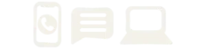 call, text, chat icons