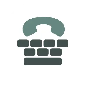 TTY phone and keyboard icon
