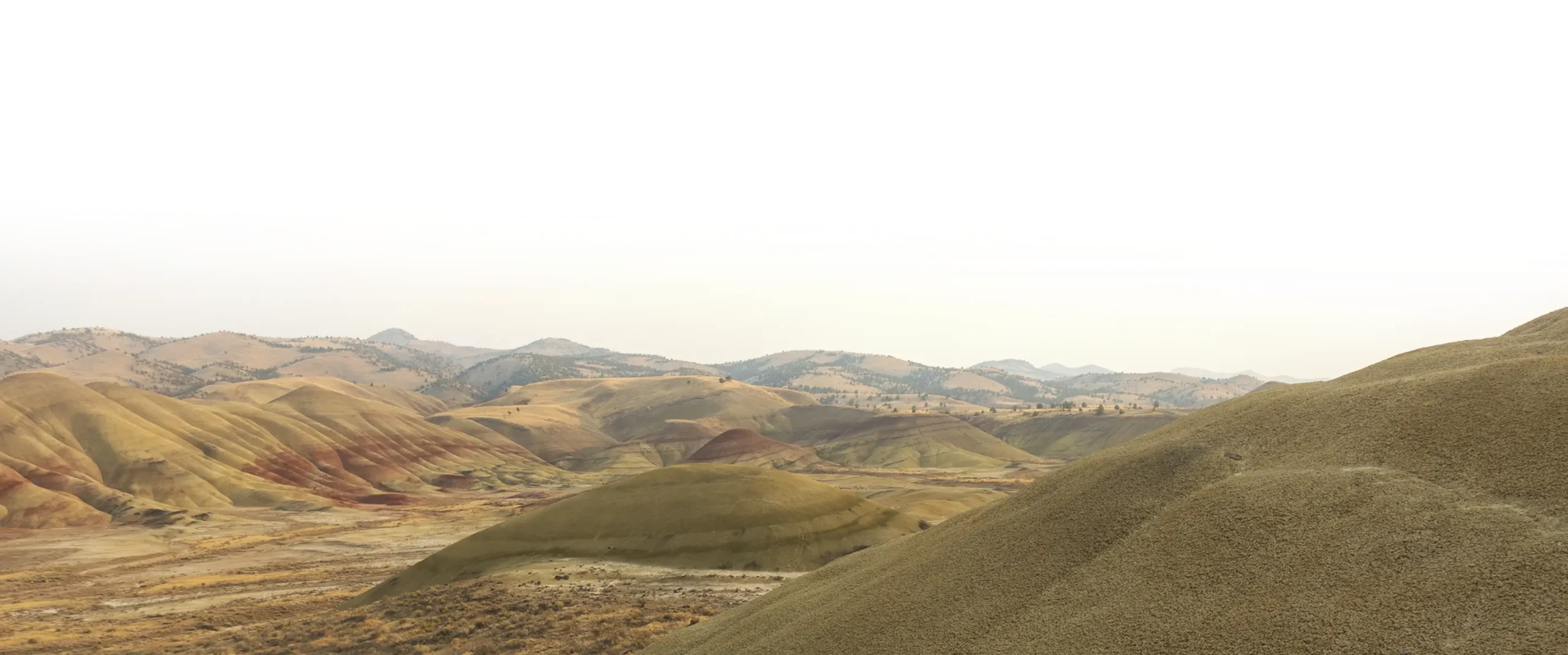The painted hills at John Day Fossil Beds in Central Oregon