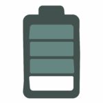 Icon of a battery at 25% charge