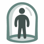 Icon of a person inside of a cloche